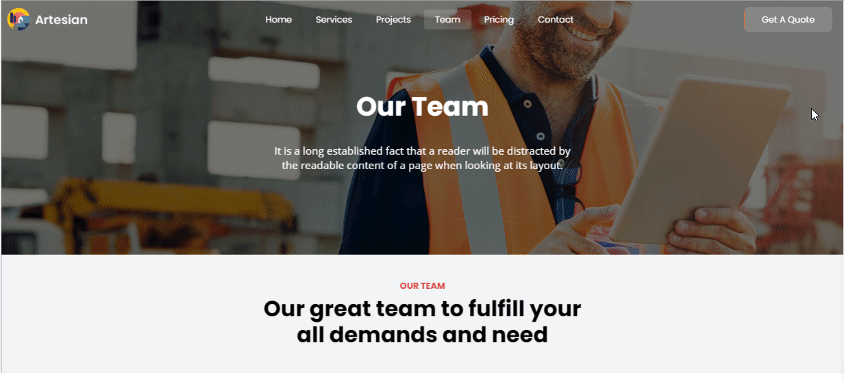 How to Create A Construction Website FREE Elementor Template 6 Construction website