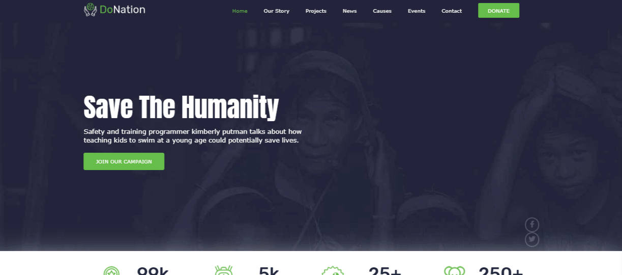 WordPress Charity Website