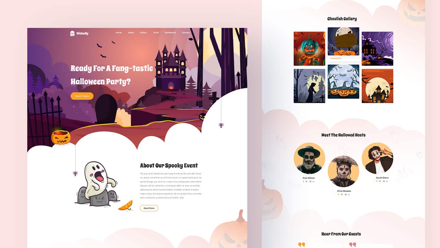 Halloween Website