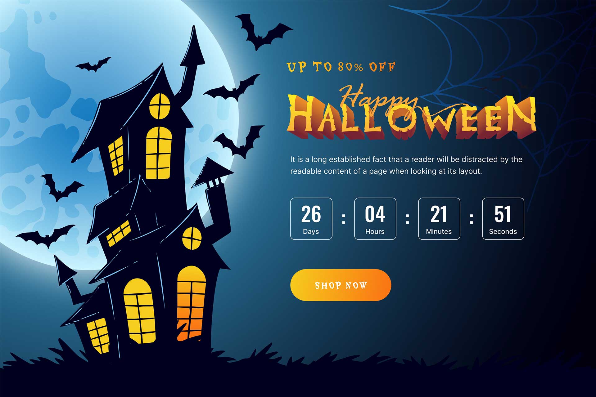 How To Create A Spooky Halloween Website With 1 Click Using Elementor Ready Template [Freebies] 12