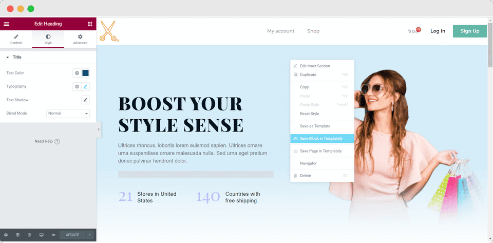 How to Create Online Clothing Store Using Fashion Website Template In 5 Minutes [FREE] 3