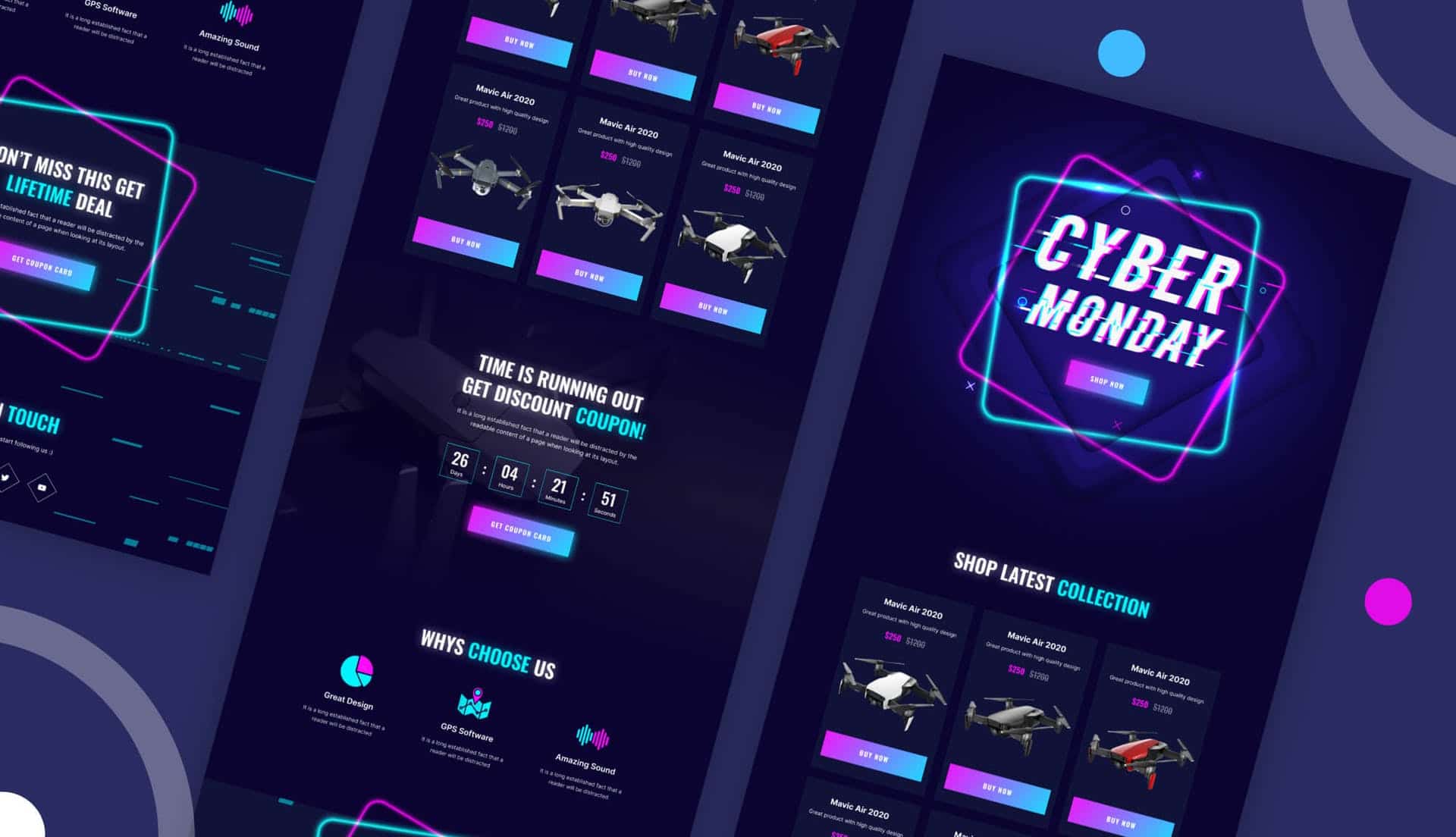Best Elementor Templates from October 2021 + Black Friday Template 26 cybersell-cyber-monday-template-banner-ER4xX0j