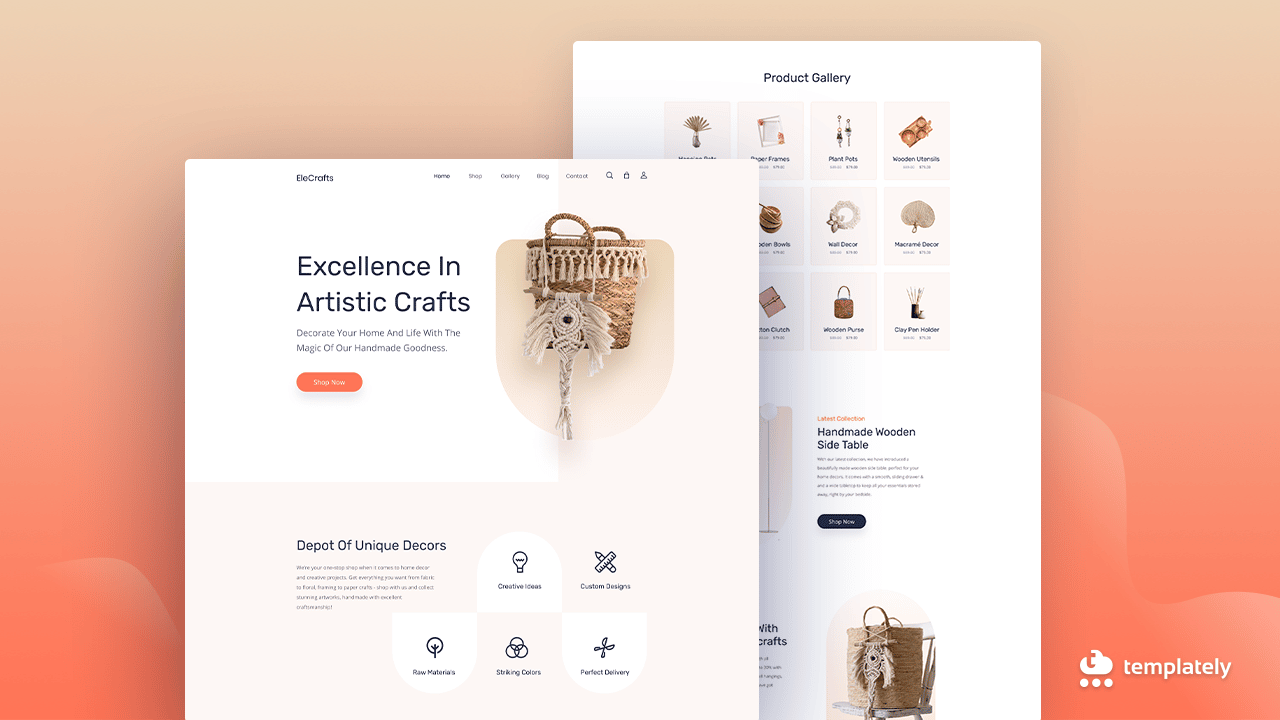 How To Create A 1-Click Website & Showcase Your Own Crafts 6 showcase your own crafts craft store website