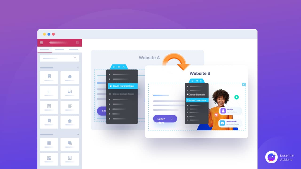 New Extension: Elementor Cross-Domain Copy Paste Feature 4 Cross-Domain In Elementor