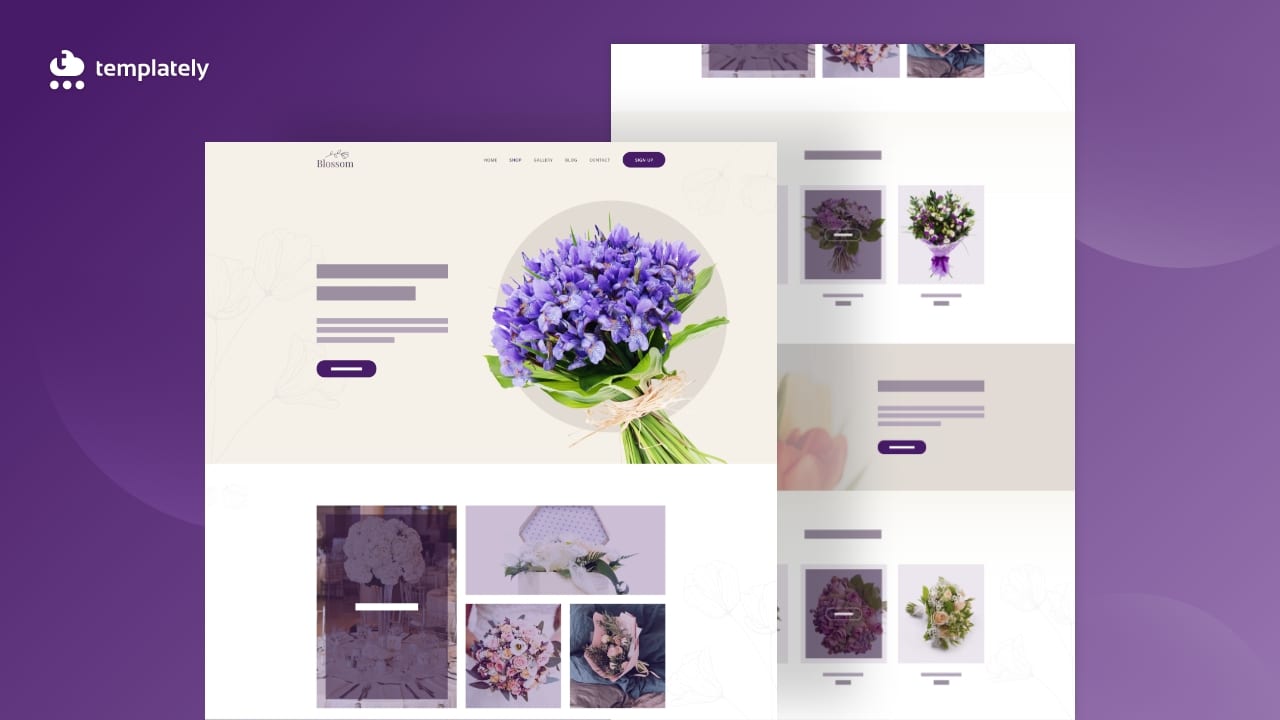 Flower Shop Website Elementor