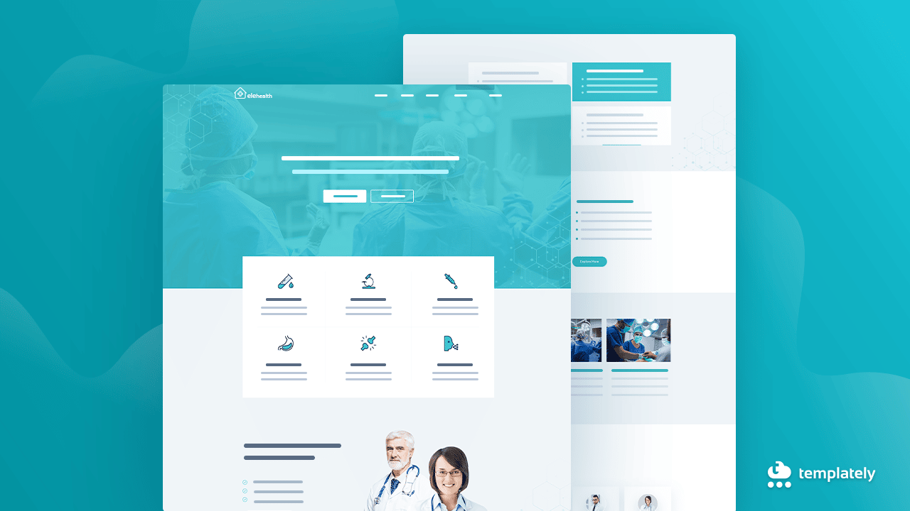 Post Block 304 medical website in WordPress