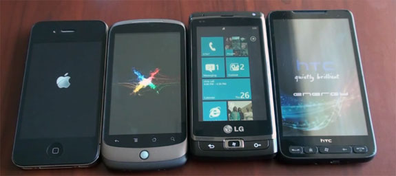 vs htc hd2 vs nexus one