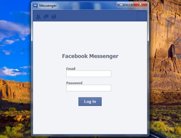facebook messenger login or sign up