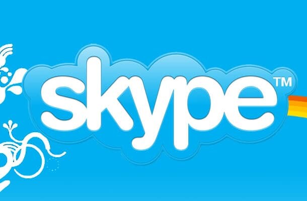 business card skype logo